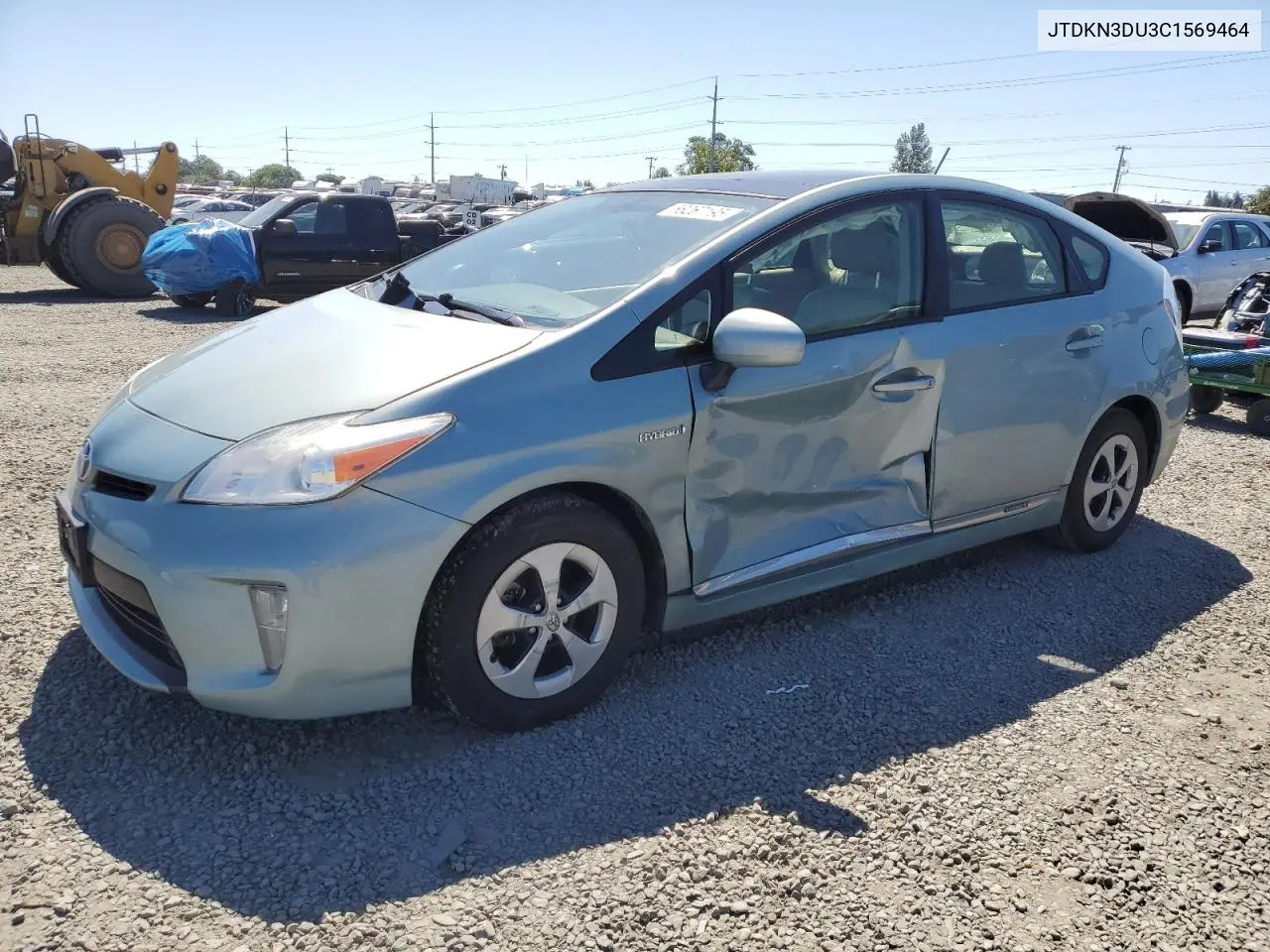 2012 Toyota Prius VIN: JTDKN3DU3C1569464 Lot: 58267195