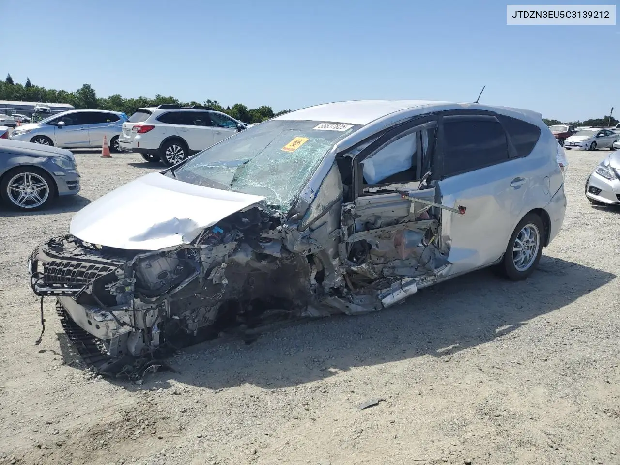 2012 Toyota Prius V VIN: JTDZN3EU5C3139212 Lot: 58837825