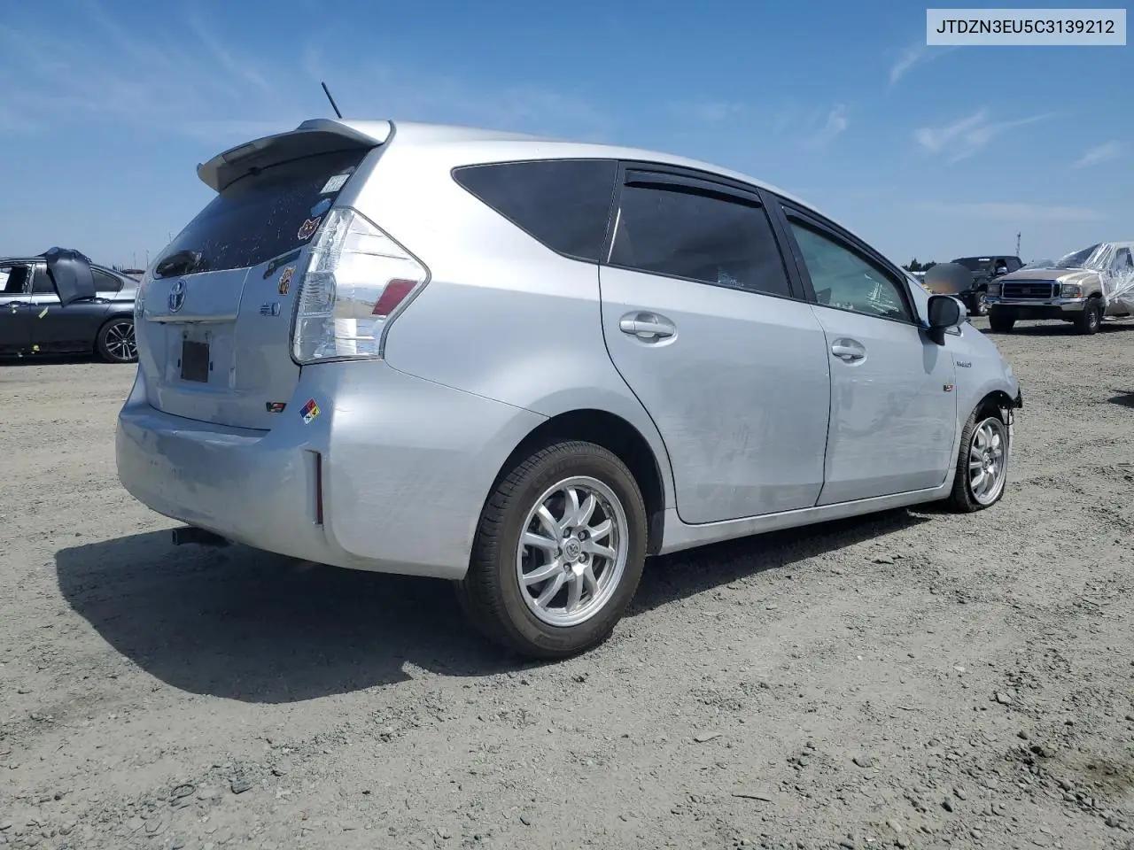 2012 Toyota Prius V VIN: JTDZN3EU5C3139212 Lot: 58837825