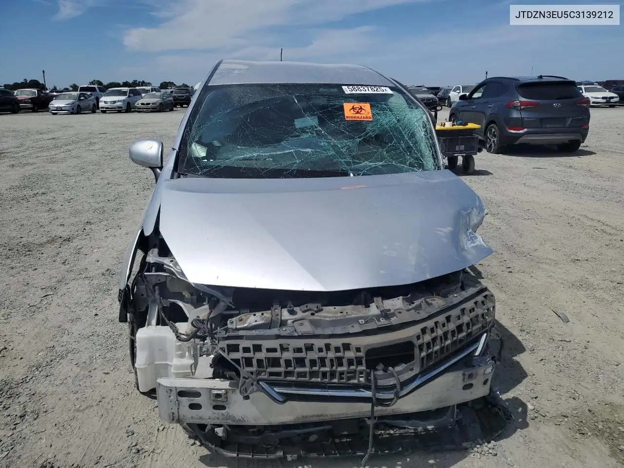 2012 Toyota Prius V VIN: JTDZN3EU5C3139212 Lot: 58837825