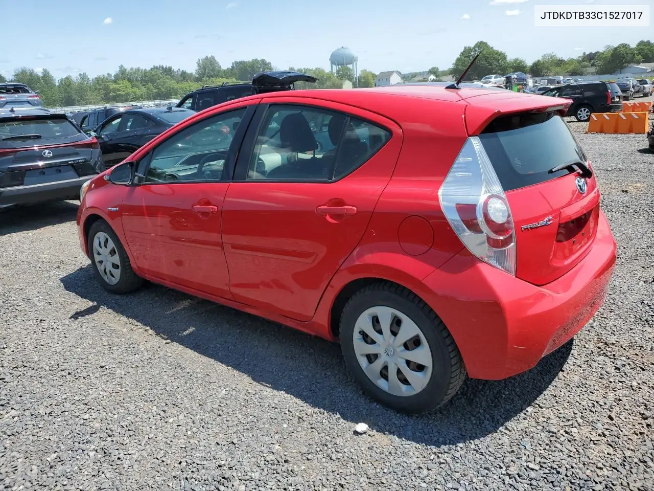 2012 Toyota Prius C VIN: JTDKDTB33C1527017 Lot: 58962805