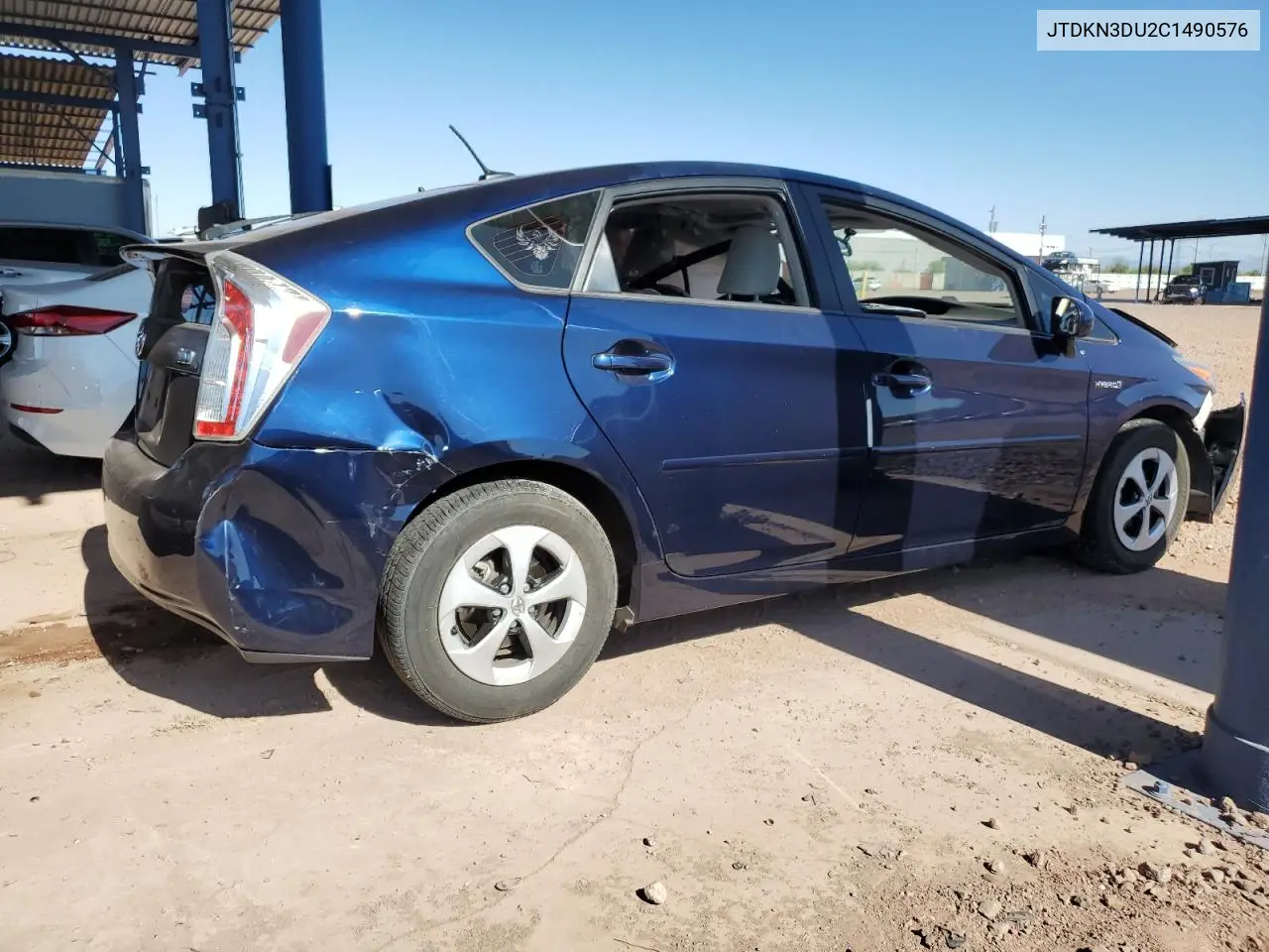 2012 Toyota Prius VIN: JTDKN3DU2C1490576 Lot: 61441035