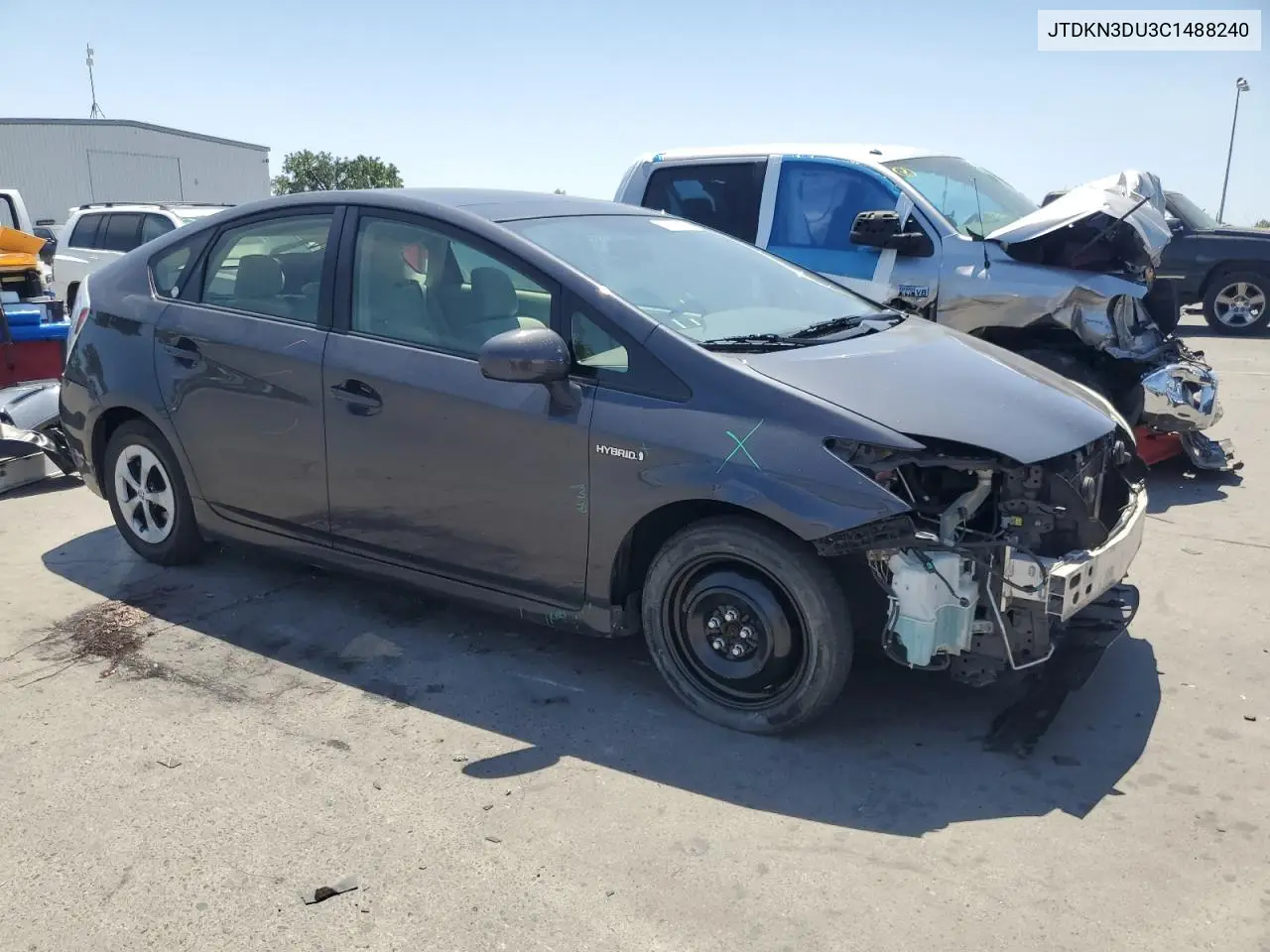 2012 Toyota Prius VIN: JTDKN3DU3C1488240 Lot: 62603985