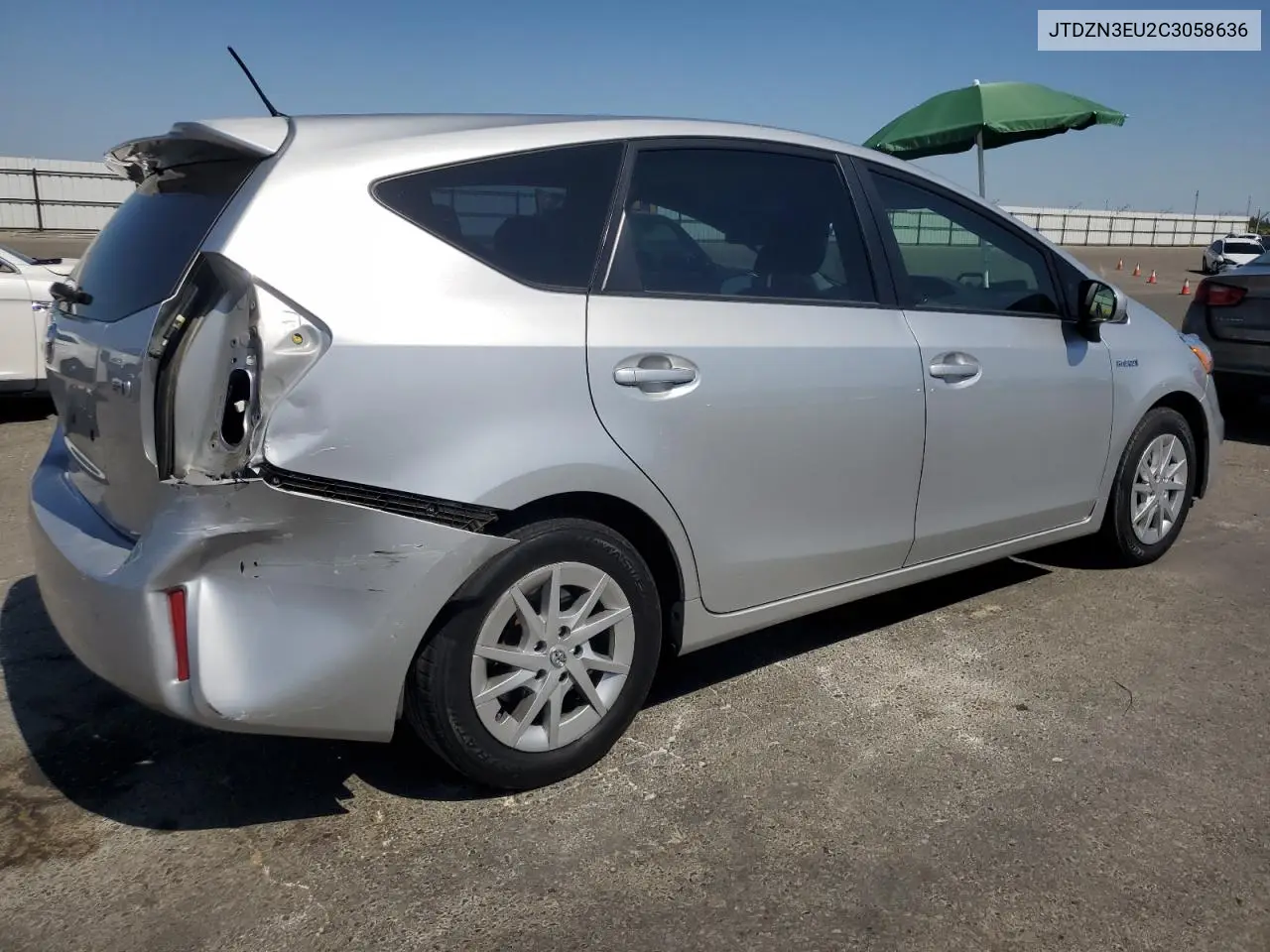 2012 Toyota Prius V VIN: JTDZN3EU2C3058636 Lot: 62780795
