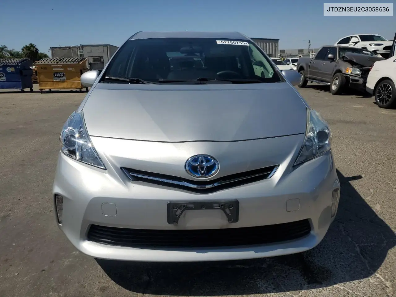 2012 Toyota Prius V VIN: JTDZN3EU2C3058636 Lot: 62780795