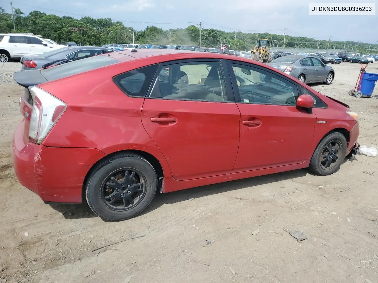 2012 Toyota Prius VIN: JTDKN3DU8C0336203 Lot: 62806985