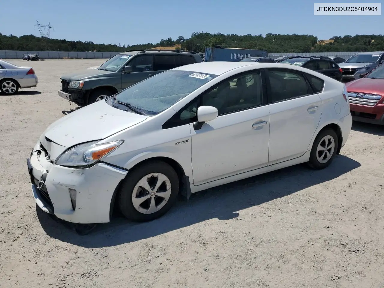 2012 Toyota Prius VIN: JTDKN3DU2C5404904 Lot: 62927455