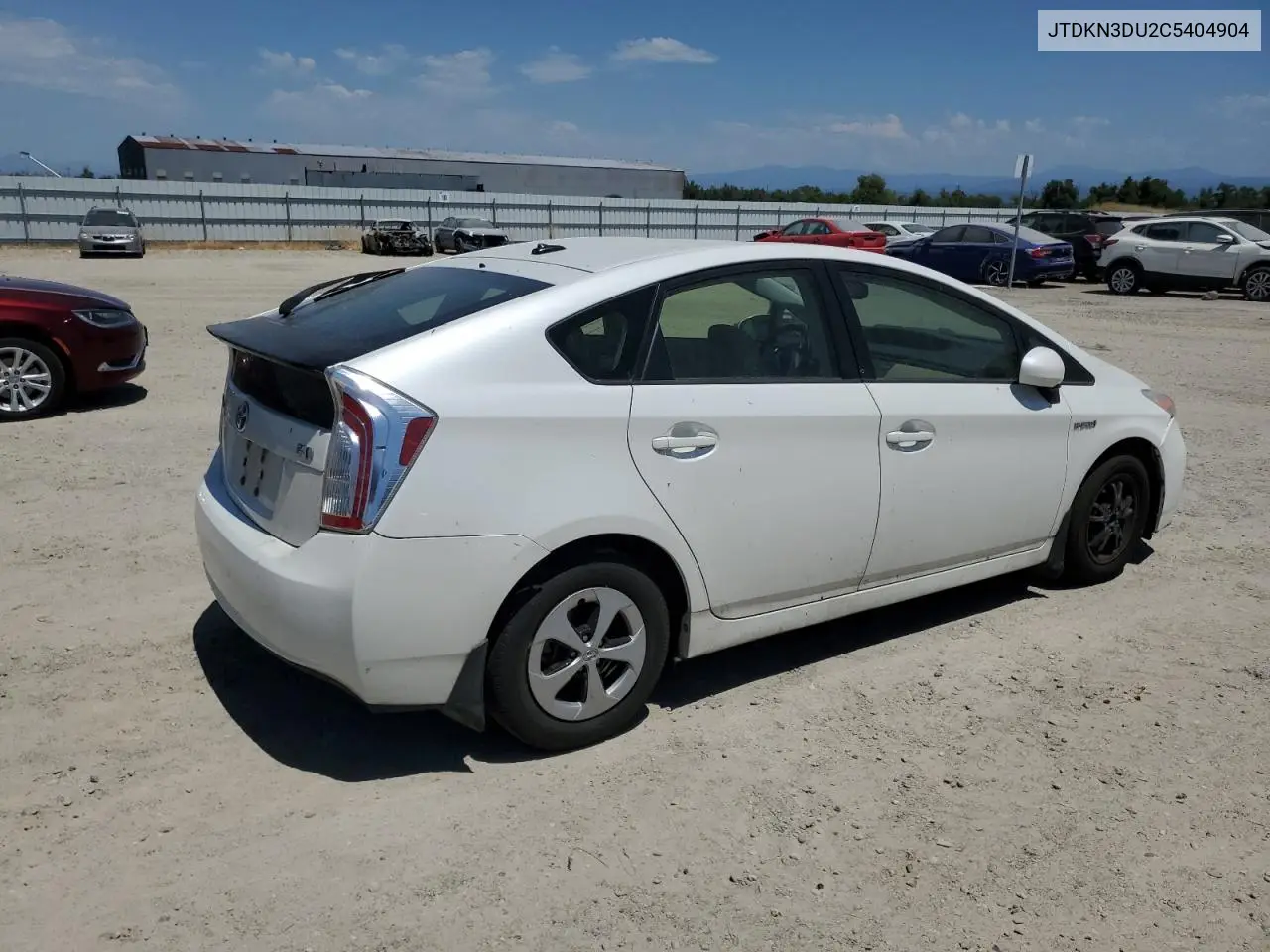 2012 Toyota Prius VIN: JTDKN3DU2C5404904 Lot: 62927455