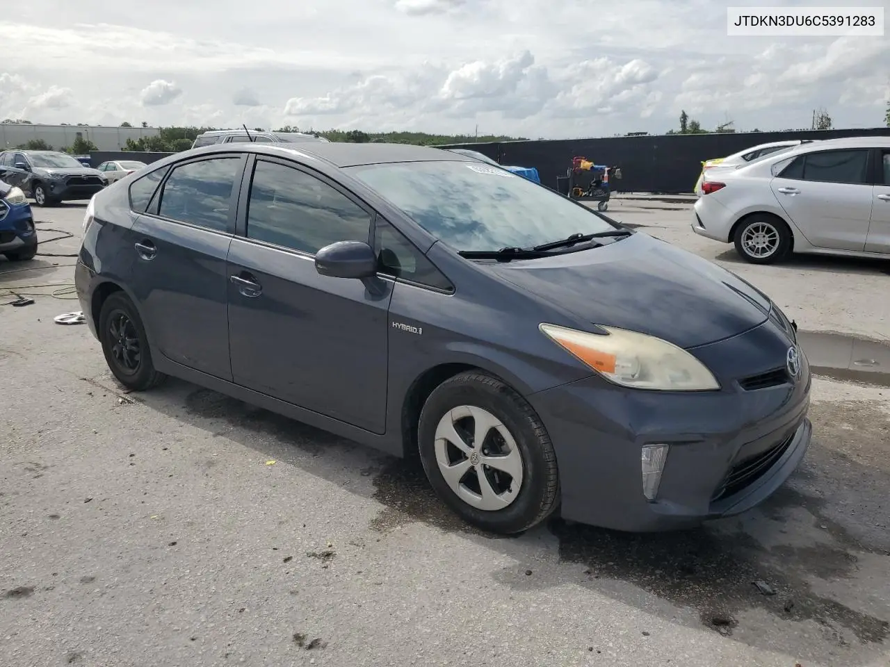 2012 Toyota Prius VIN: JTDKN3DU6C5391283 Lot: 63022115