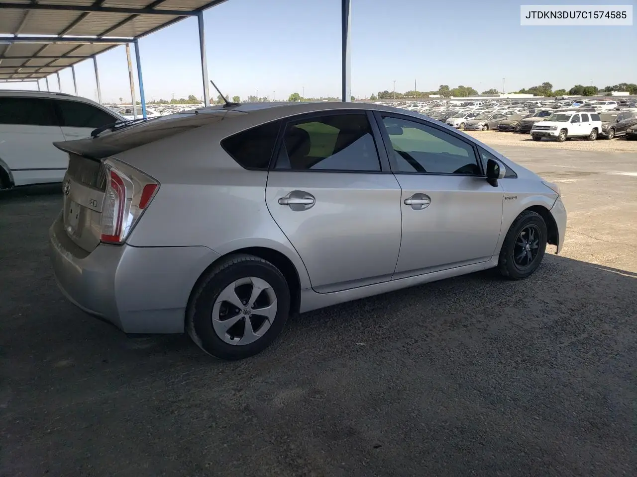 2012 Toyota Prius VIN: JTDKN3DU7C1574585 Lot: 63026165
