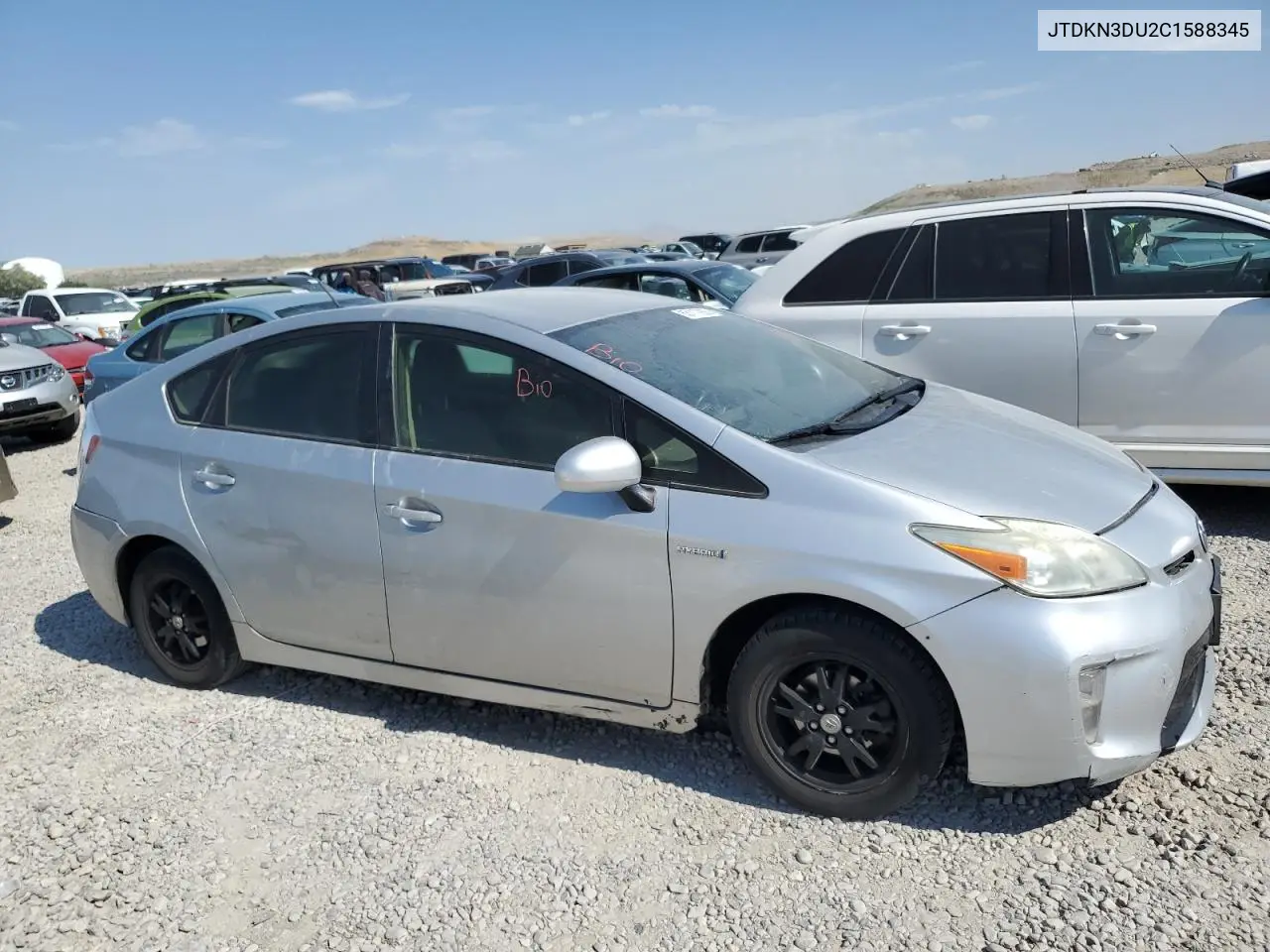 2012 Toyota Prius VIN: JTDKN3DU2C1588345 Lot: 63117855