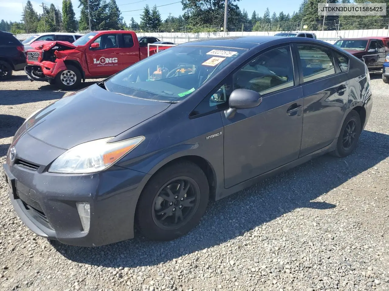 2012 Toyota Prius VIN: JTDKN3DU1C1586425 Lot: 63227575