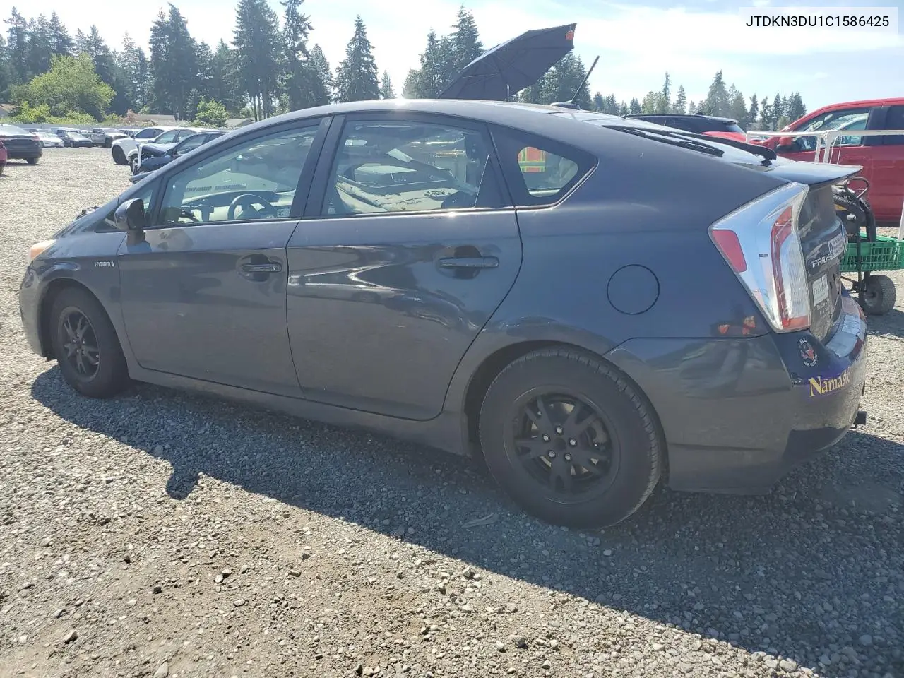 2012 Toyota Prius VIN: JTDKN3DU1C1586425 Lot: 63227575