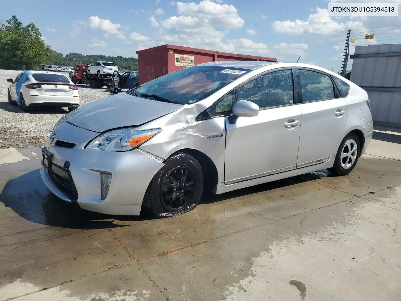 2012 Toyota Prius VIN: JTDKN3DU1C5394513 Lot: 63228335