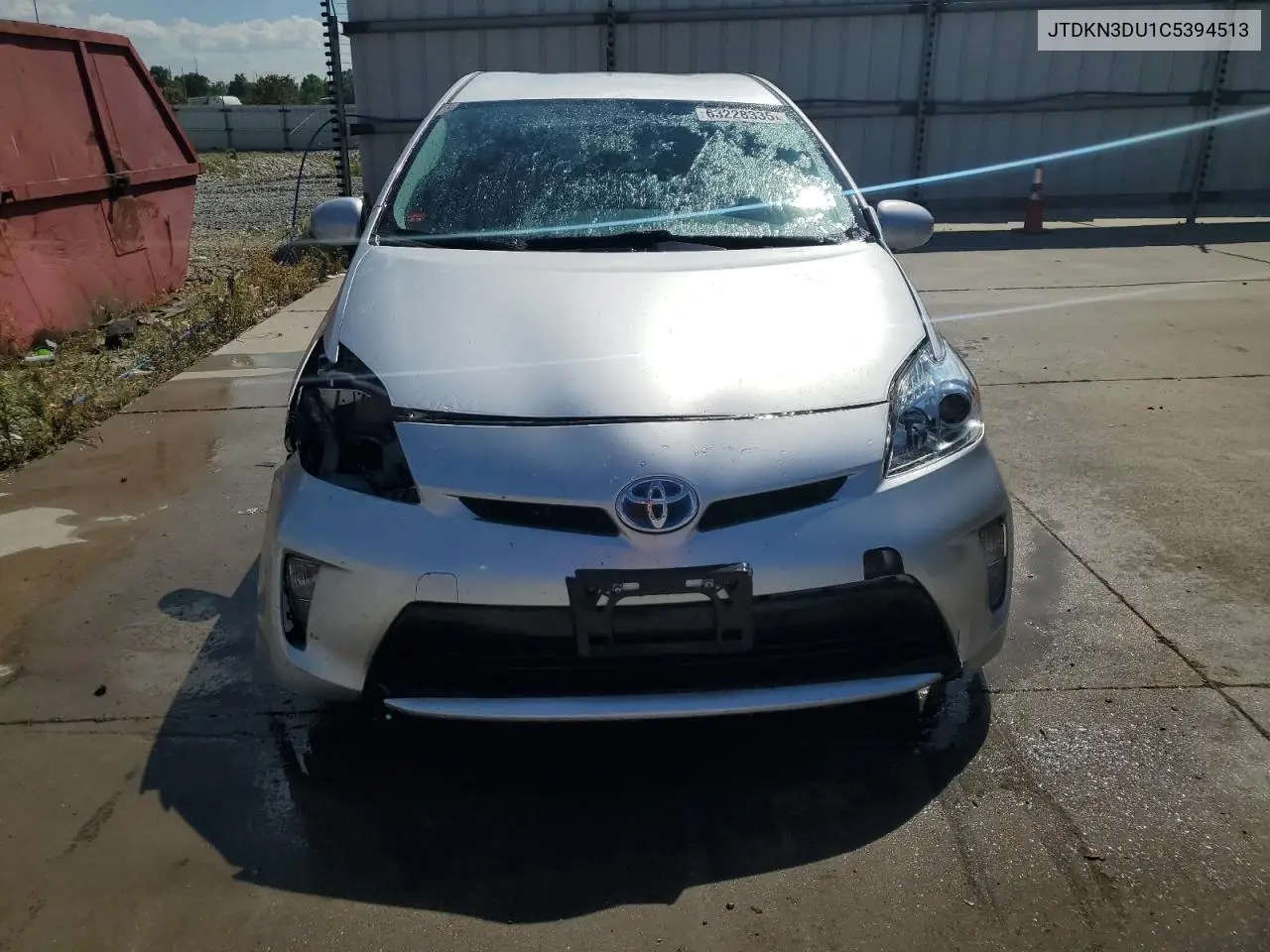 2012 Toyota Prius VIN: JTDKN3DU1C5394513 Lot: 63228335