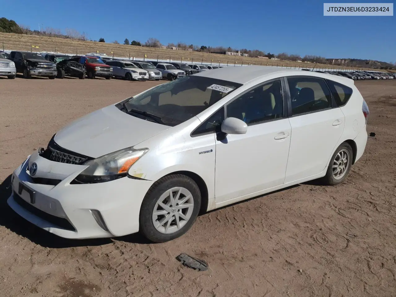 2013 Toyota Prius V VIN: JTDZN3EU6D3233424 Lot: 42457255