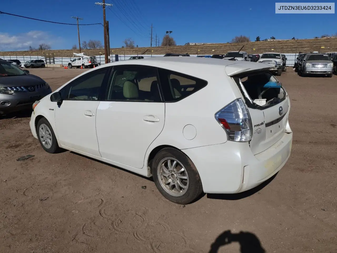 2013 Toyota Prius V VIN: JTDZN3EU6D3233424 Lot: 42457255