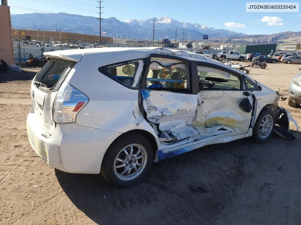 2013 Toyota Prius V VIN: JTDZN3EU6D3233424 Lot: 42457255