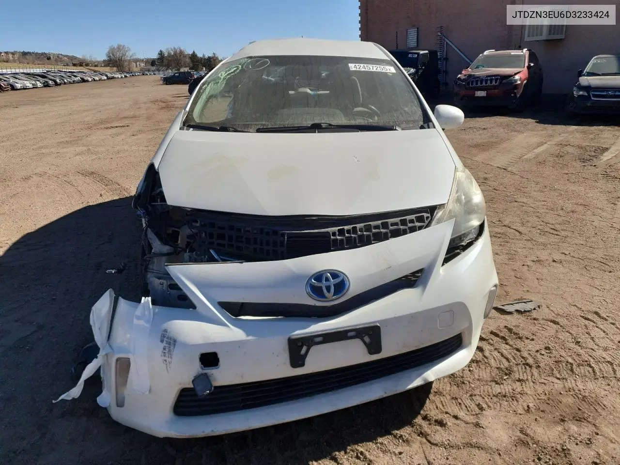 2013 Toyota Prius V VIN: JTDZN3EU6D3233424 Lot: 42457255