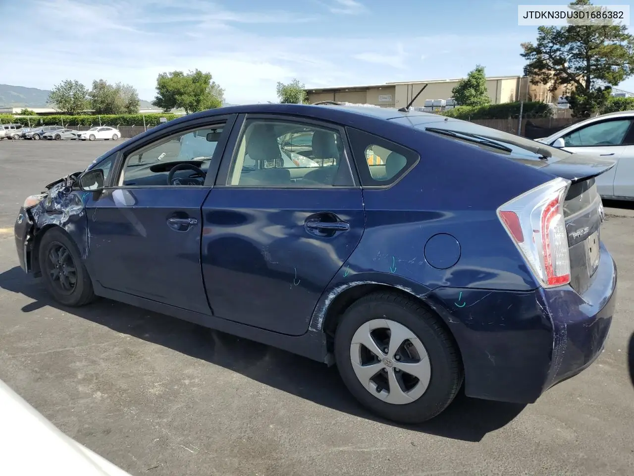 2013 Toyota Prius VIN: JTDKN3DU3D1686382 Lot: 54352695