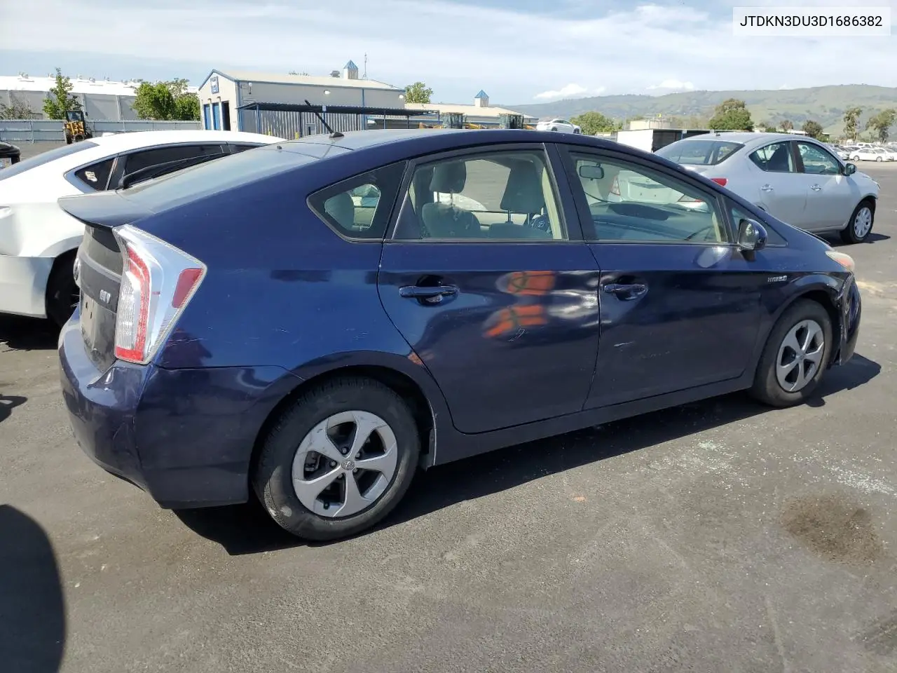 2013 Toyota Prius VIN: JTDKN3DU3D1686382 Lot: 54352695