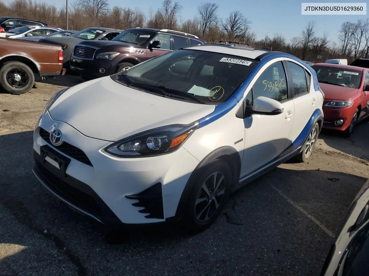 2013 Toyota Prius VIN: JTDKN3DU5D1629360 Lot: 55291105