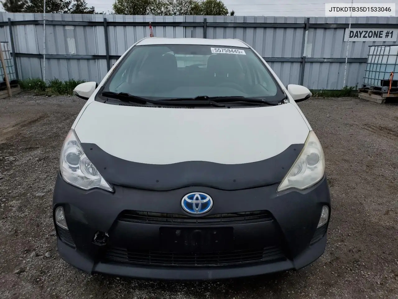2013 Toyota Prius C VIN: JTDKDTB35D1533046 Lot: 55759445