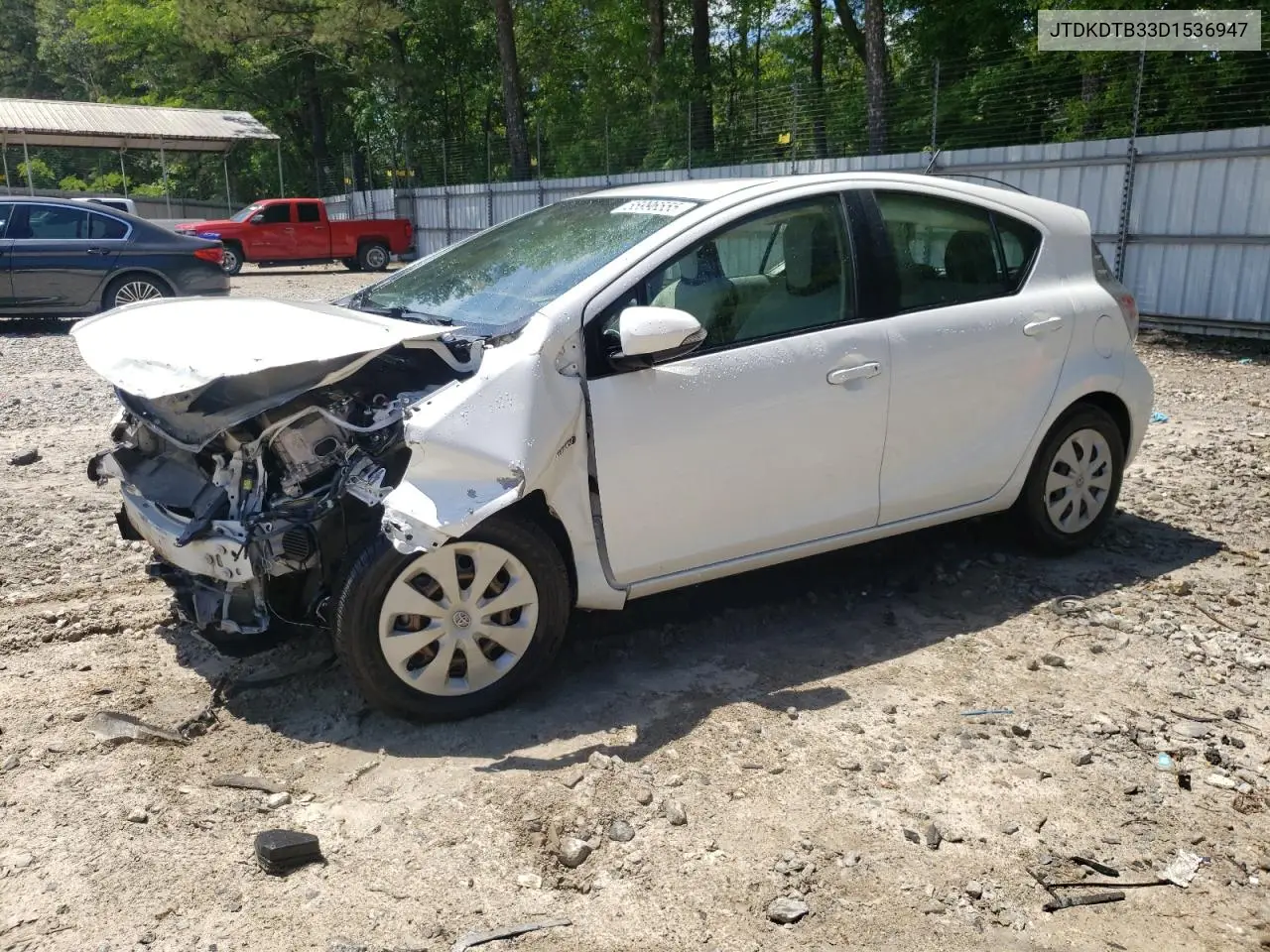 2013 Toyota Prius C VIN: JTDKDTB33D1536947 Lot: 55996555