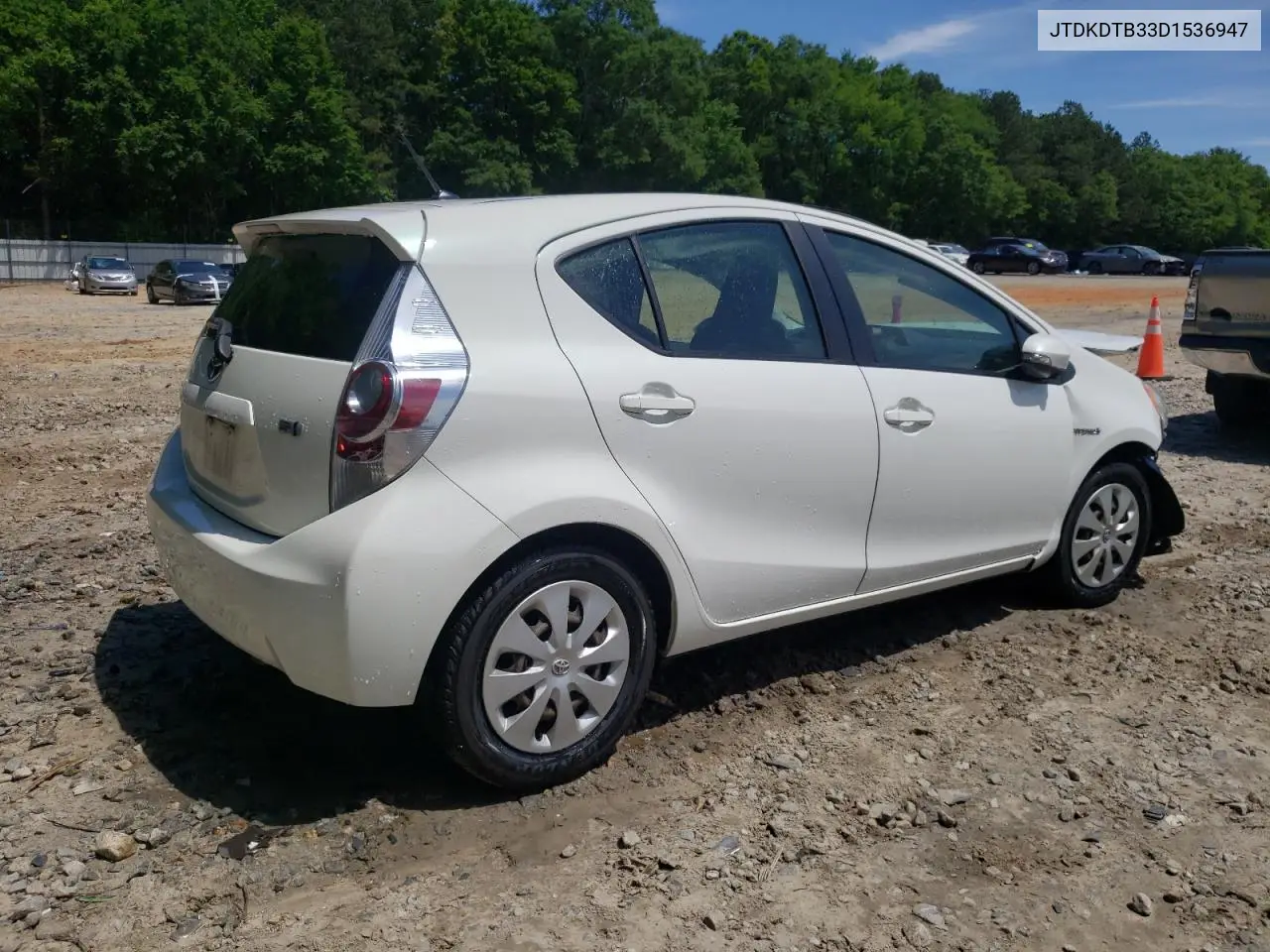 2013 Toyota Prius C VIN: JTDKDTB33D1536947 Lot: 55996555