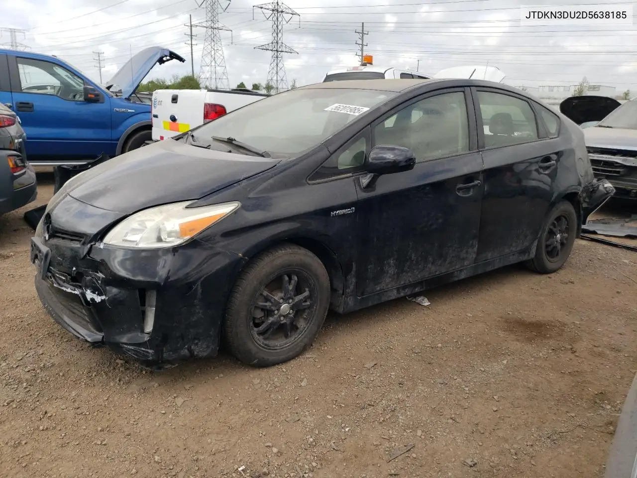 2013 Toyota Prius VIN: JTDKN3DU2D5638185 Lot: 56201985