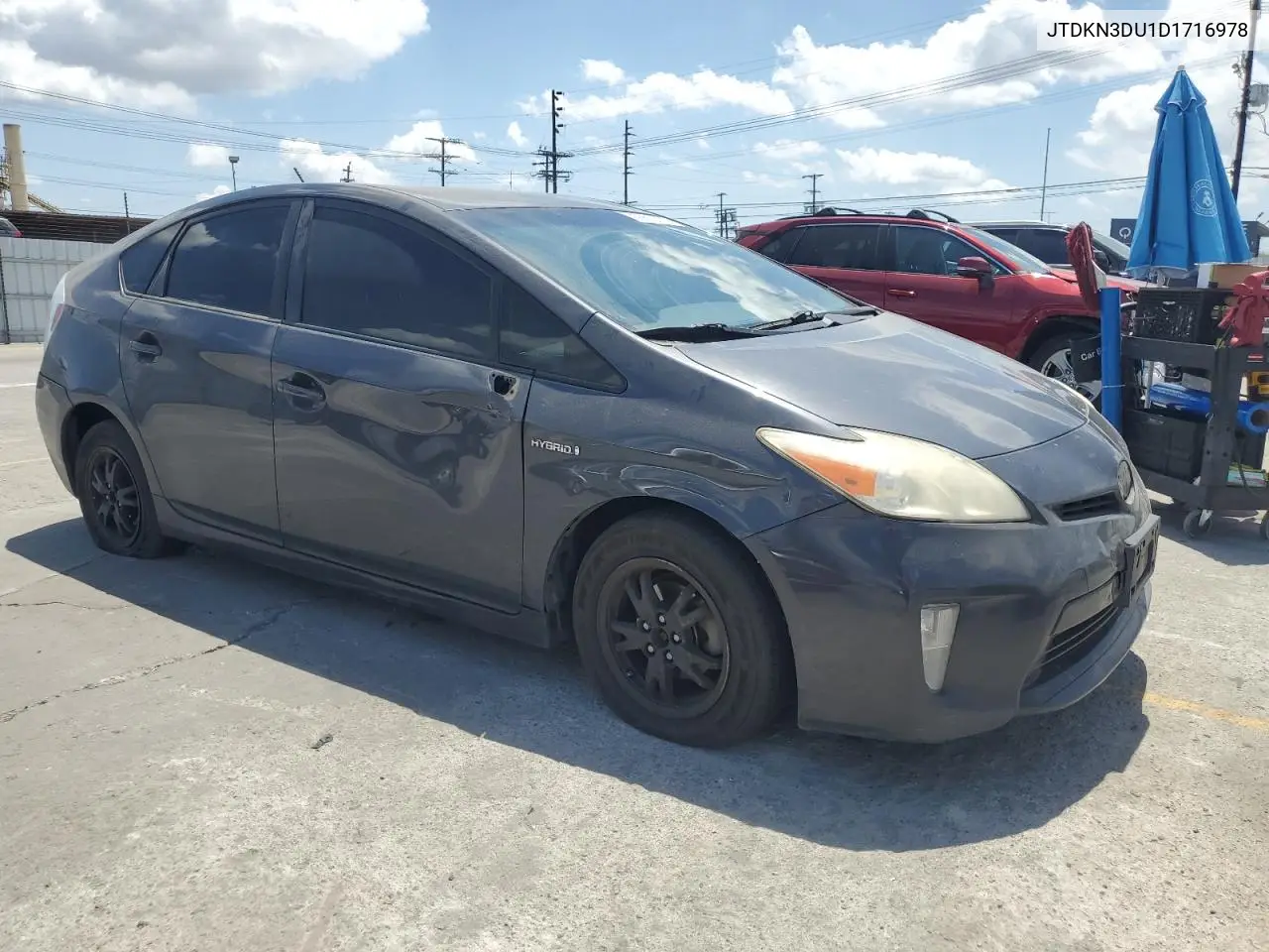 2013 Toyota Prius VIN: JTDKN3DU1D1716978 Lot: 56552105