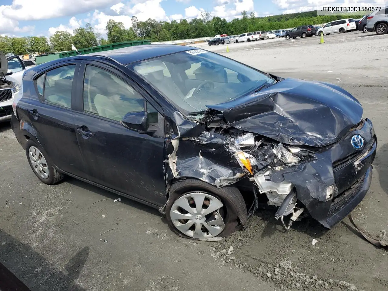 2013 Toyota Prius C VIN: JTDKDTB30D1550577 Lot: 56632055