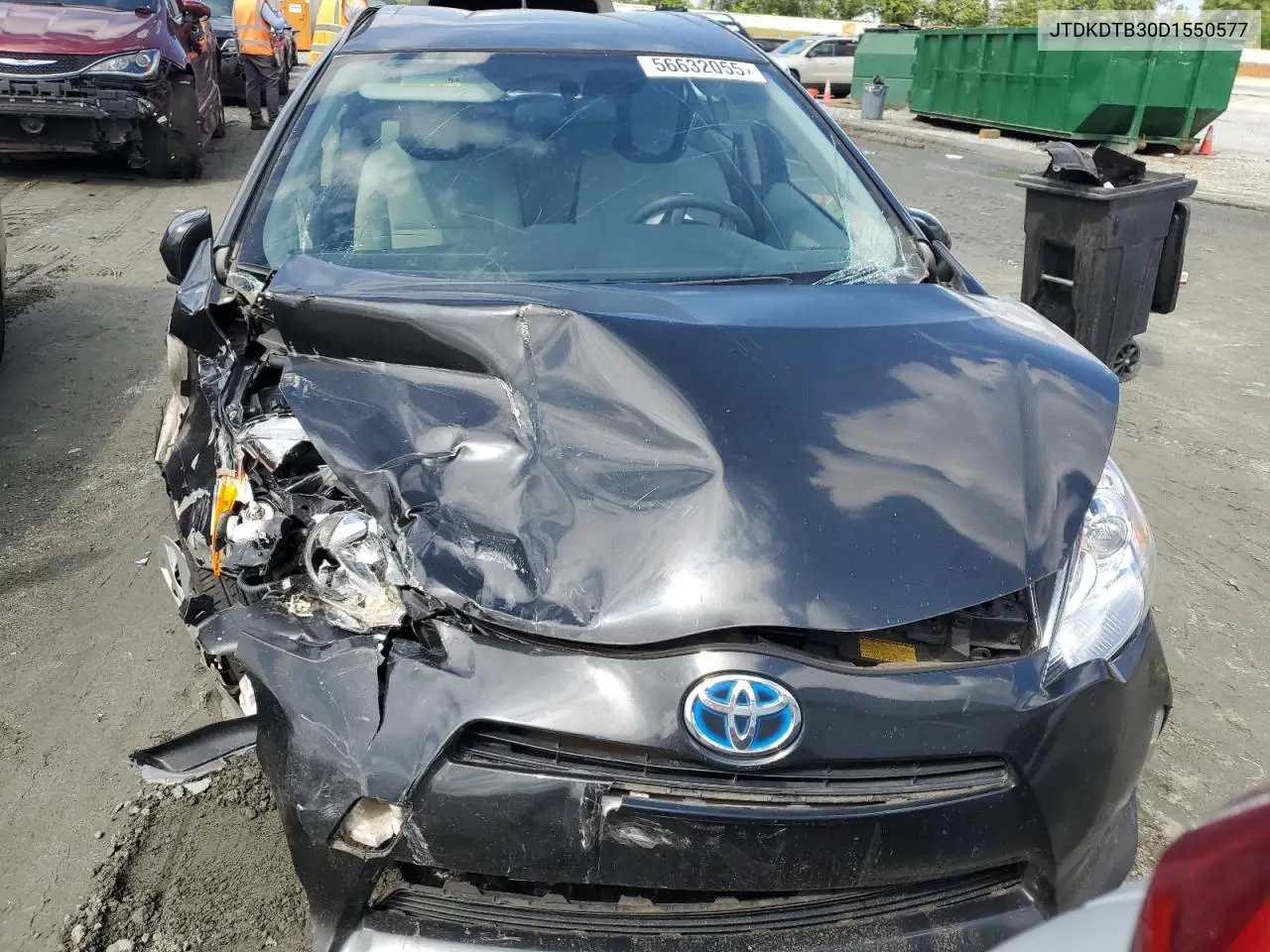 2013 Toyota Prius C VIN: JTDKDTB30D1550577 Lot: 56632055