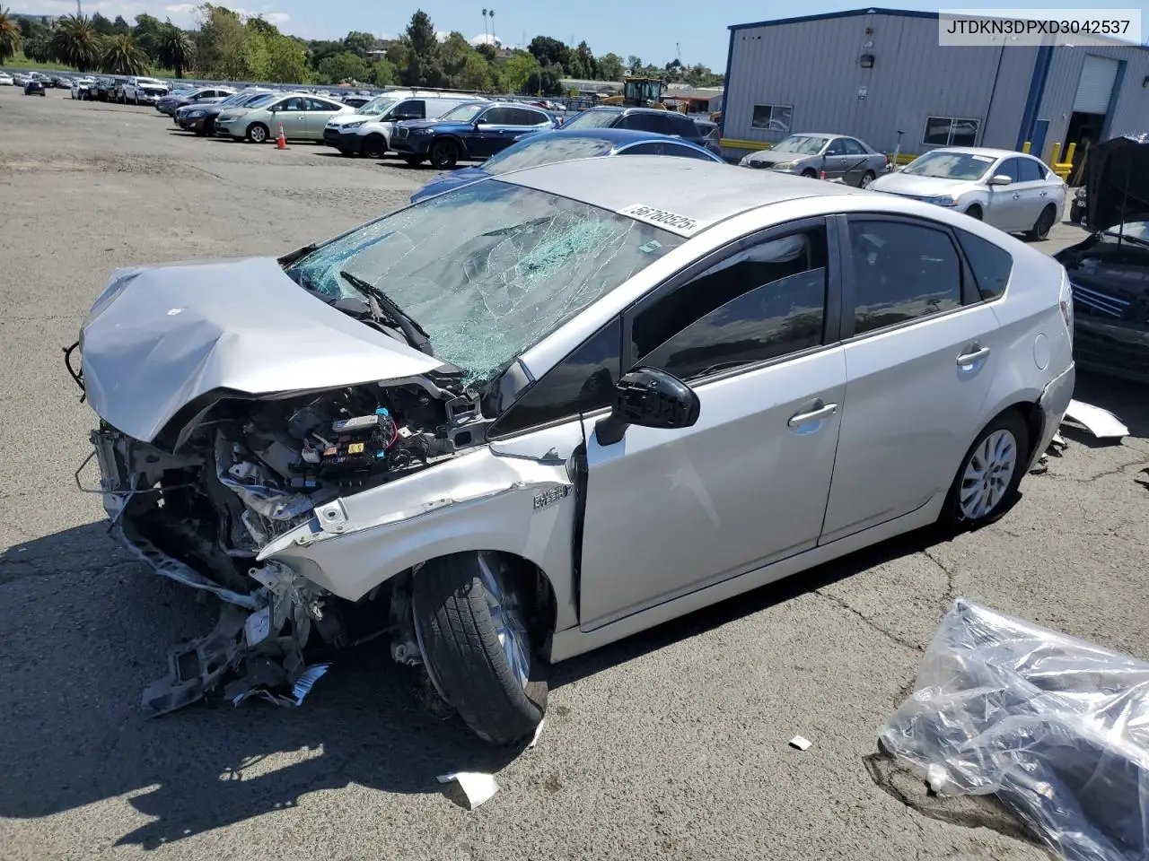 2013 Toyota Prius Plug-In VIN: JTDKN3DPXD3042537 Lot: 56760525