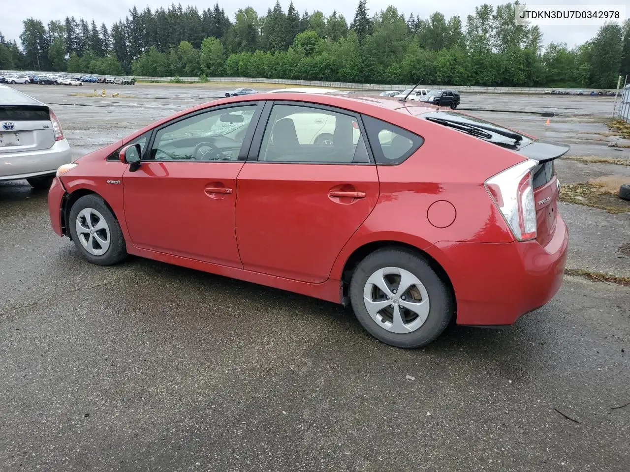 2013 Toyota Prius VIN: JTDKN3DU7D0342978 Lot: 56771125