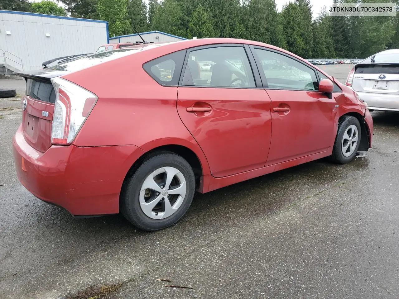 2013 Toyota Prius VIN: JTDKN3DU7D0342978 Lot: 56771125