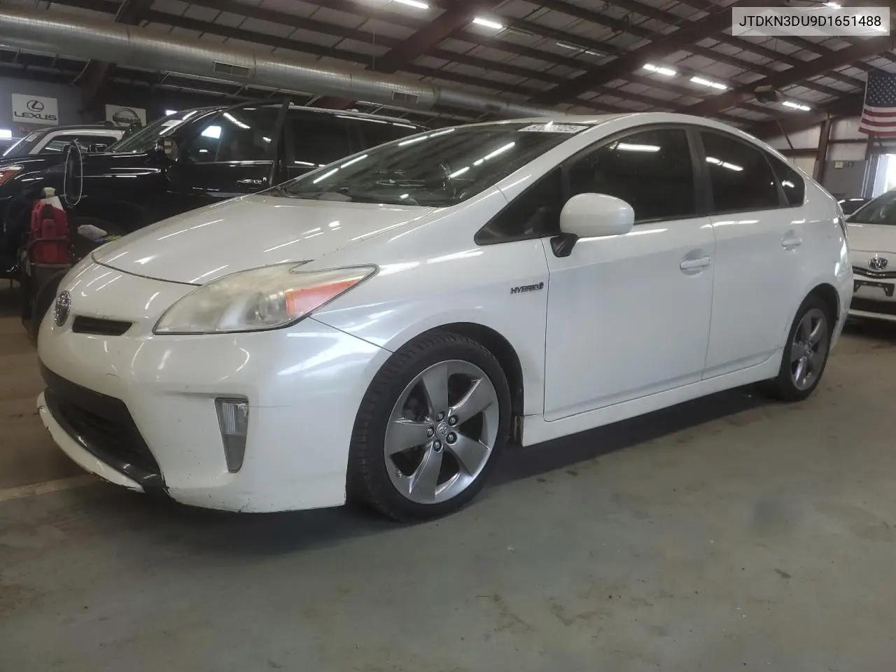 2013 Toyota Prius VIN: JTDKN3DU9D1651488 Lot: 57038925