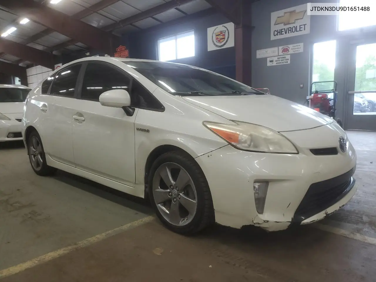 2013 Toyota Prius VIN: JTDKN3DU9D1651488 Lot: 57038925