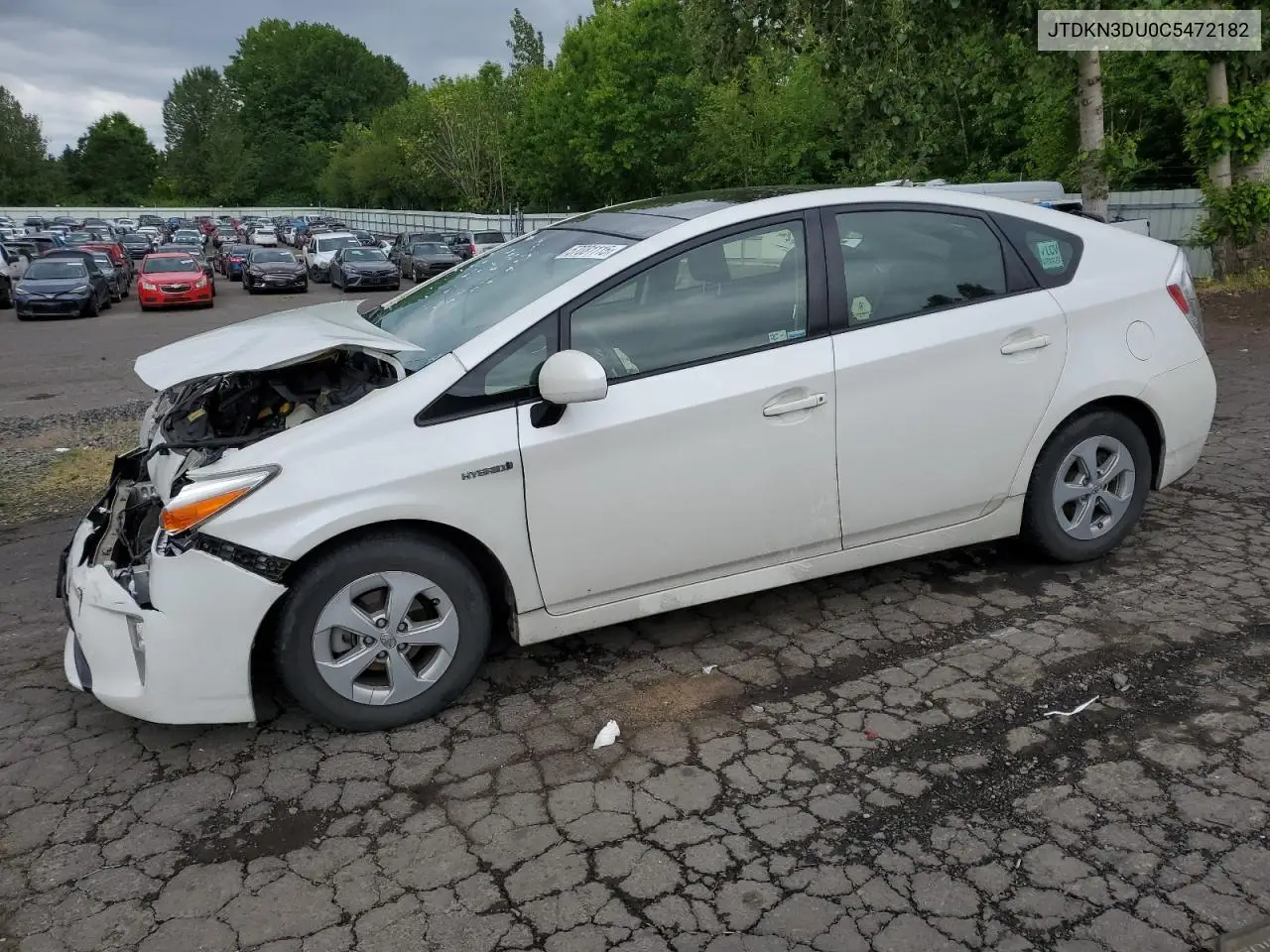2013 Toyota Prius VIN: JTDKN3DU0C5472182 Lot: 57081115