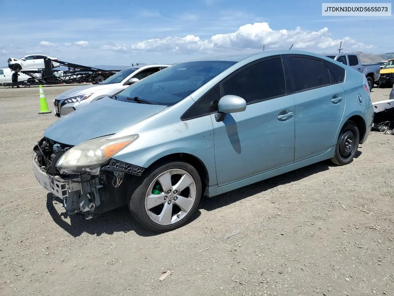 2013 Toyota Prius VIN: JTDKN3DUXD5655073 Lot: 57175685