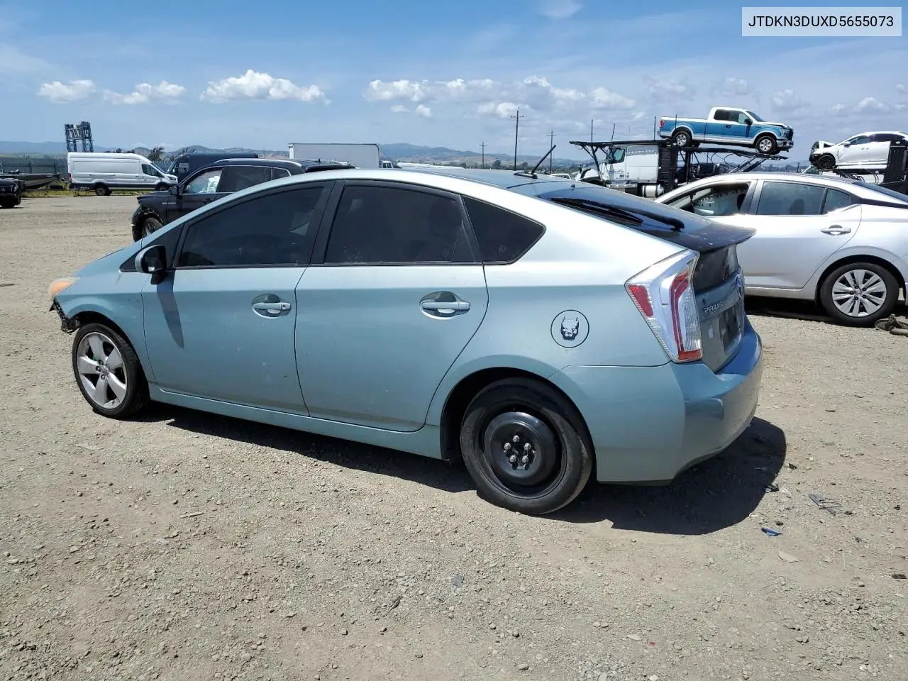 2013 Toyota Prius VIN: JTDKN3DUXD5655073 Lot: 57175685