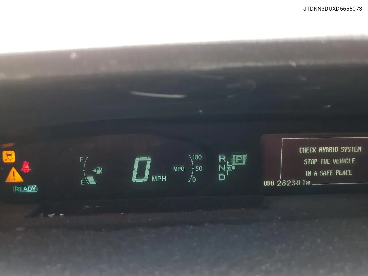 2013 Toyota Prius VIN: JTDKN3DUXD5655073 Lot: 57175685