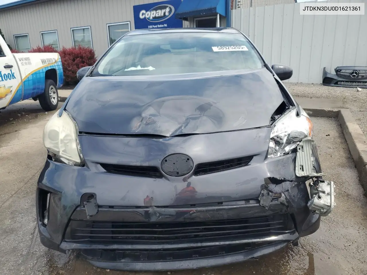 2013 Toyota Prius VIN: JTDKN3DU0D1621361 Lot: 58925205