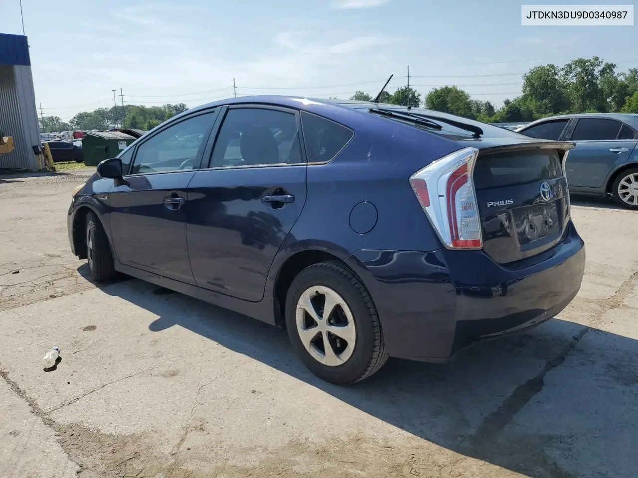 2013 Toyota Prius VIN: JTDKN3DU9D0340987 Lot: 62429915