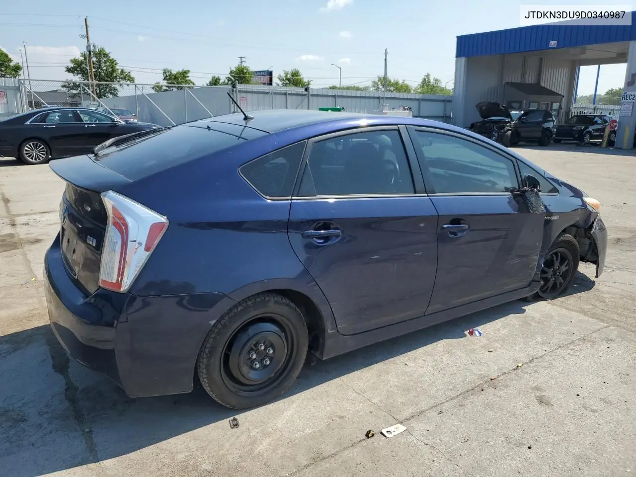 2013 Toyota Prius VIN: JTDKN3DU9D0340987 Lot: 62429915