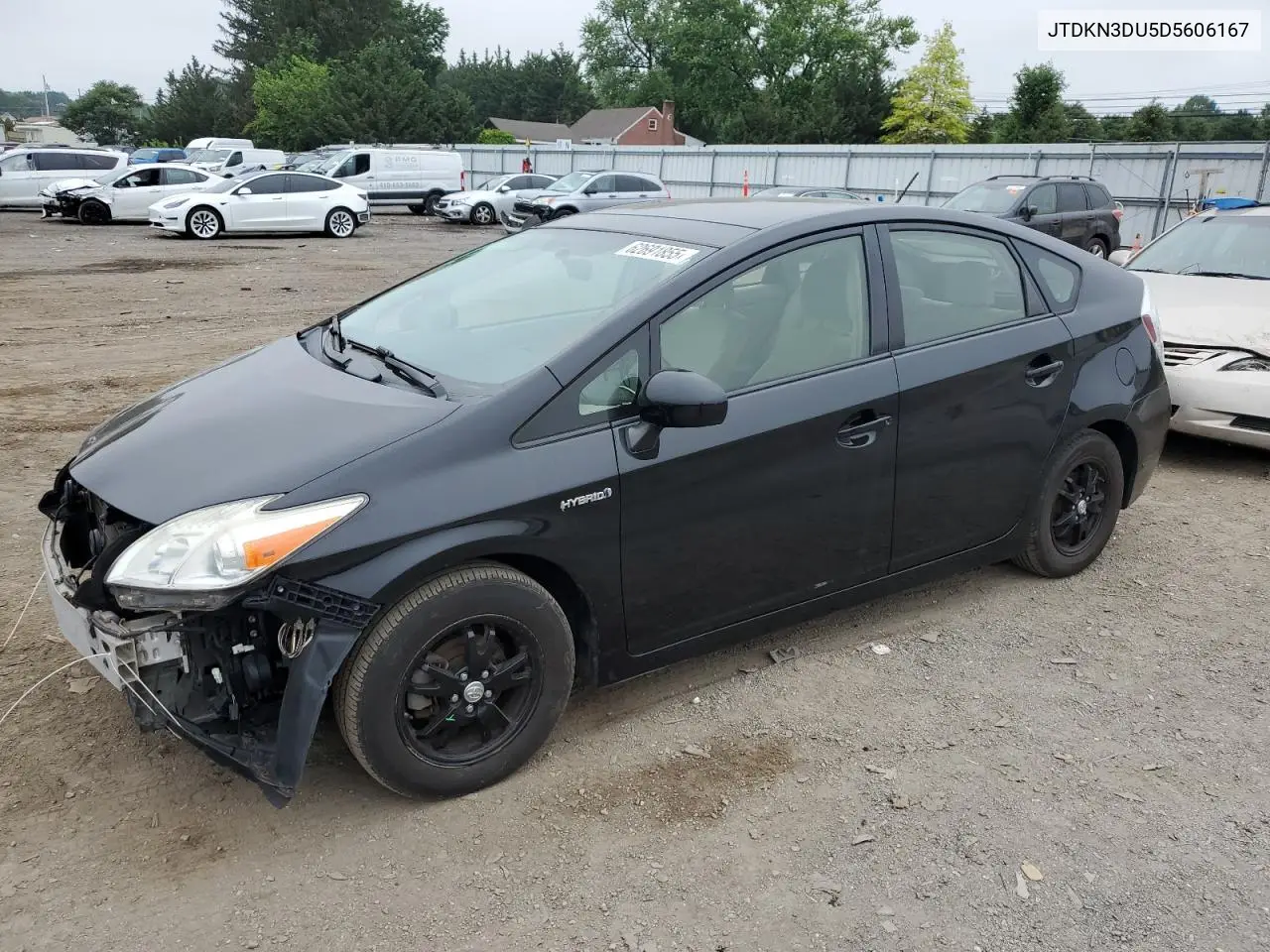 2013 Toyota Prius VIN: JTDKN3DU5D5606167 Lot: 62691855