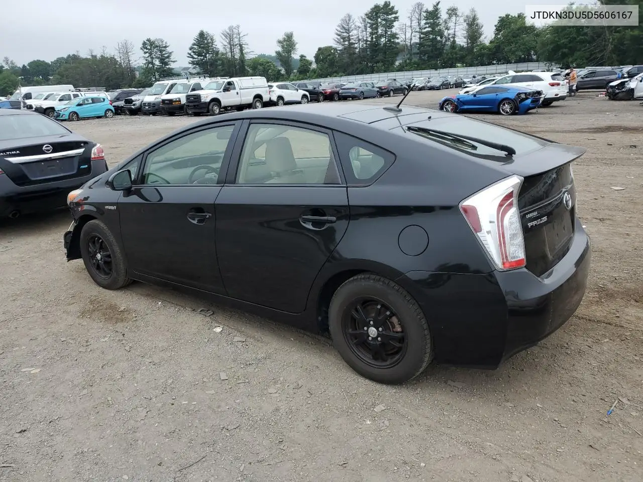 2013 Toyota Prius VIN: JTDKN3DU5D5606167 Lot: 62691855