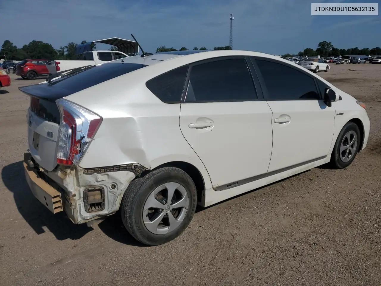 2013 Toyota Prius VIN: JTDKN3DU1D5632135 Lot: 62701165