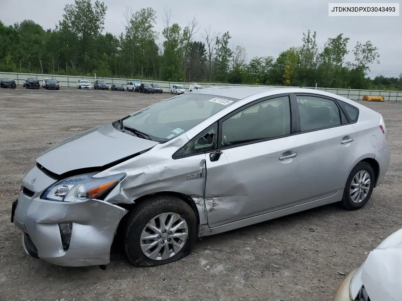 2013 Toyota Prius Plug-In VIN: JTDKN3DPXD3043493 Lot: 62713125
