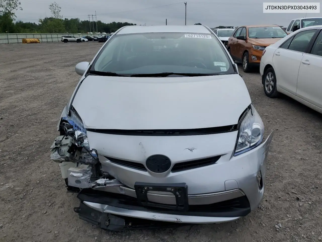 2013 Toyota Prius Plug-In VIN: JTDKN3DPXD3043493 Lot: 62713125